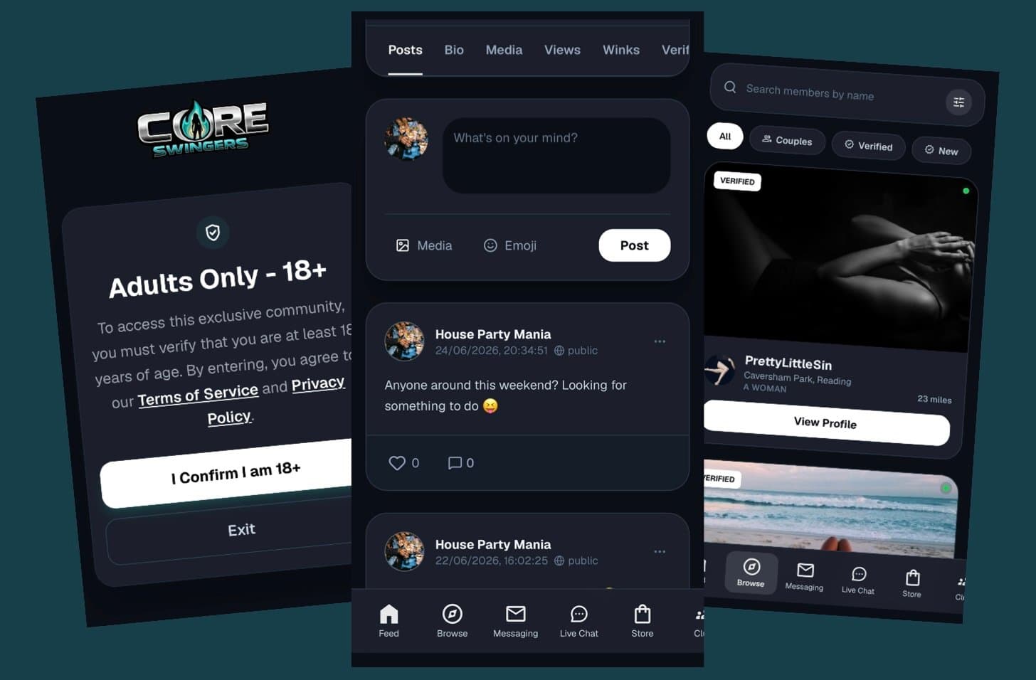 Core Swingers platform preview